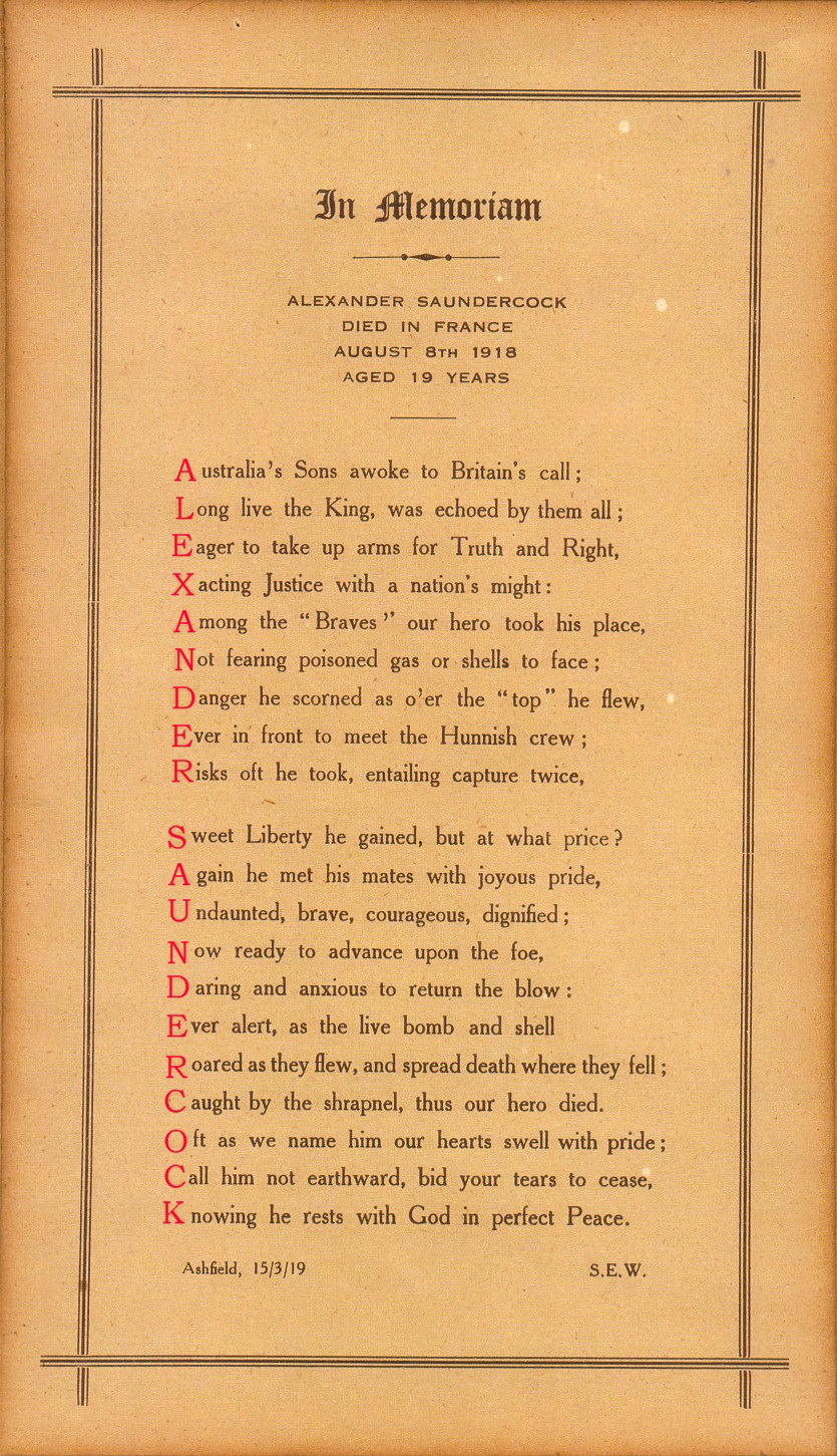poem 1918